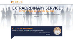 Desktop Screenshot of mirusstaffing.com